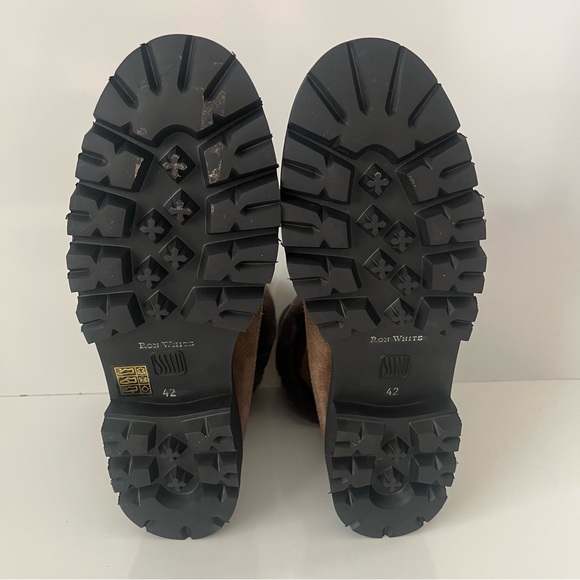 RON WHITE Paige Genuine Shearling Lined Weatherproof Bootie in Brown NEW - Picture 15 of 16